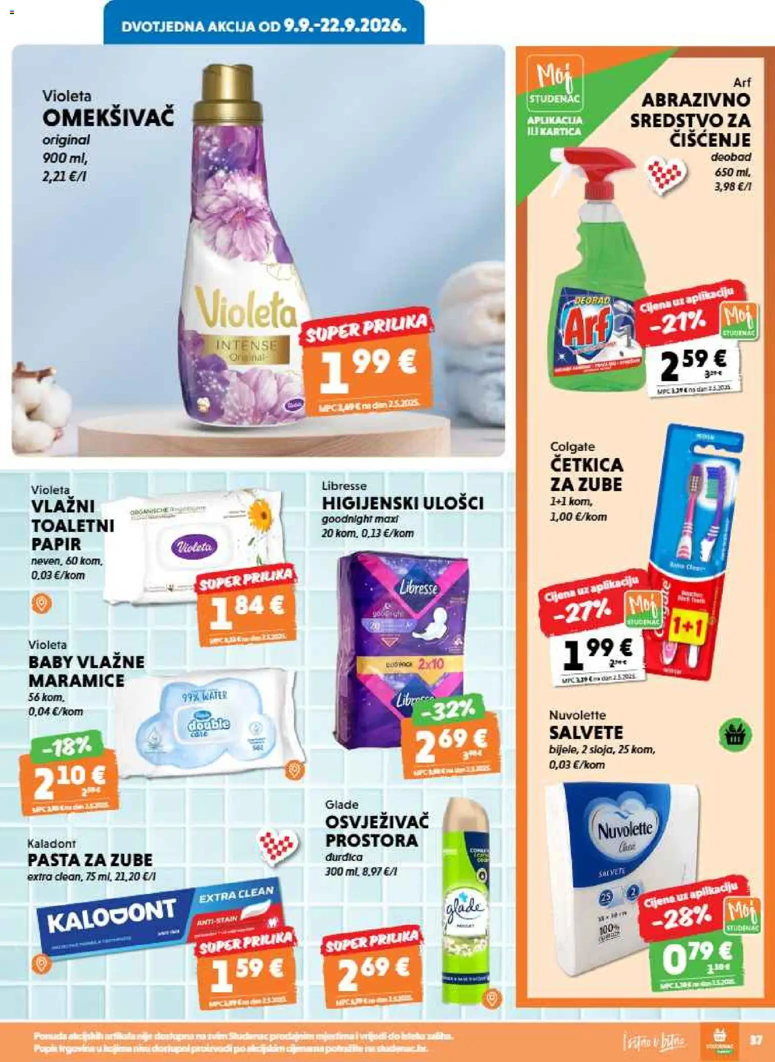 Studenac katalog akcija strana 37 – vrijedi od 9.9. do 15.9.2026.