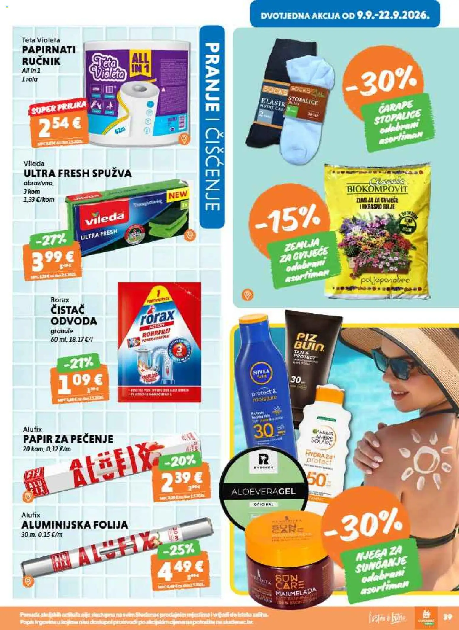 Studenac katalog akcija strana 39 – vrijedi od 9.9. do 15.9.2026.