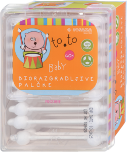 To.to Dječji štapići za uši biorazgradivi 60/1 60.000 kom
