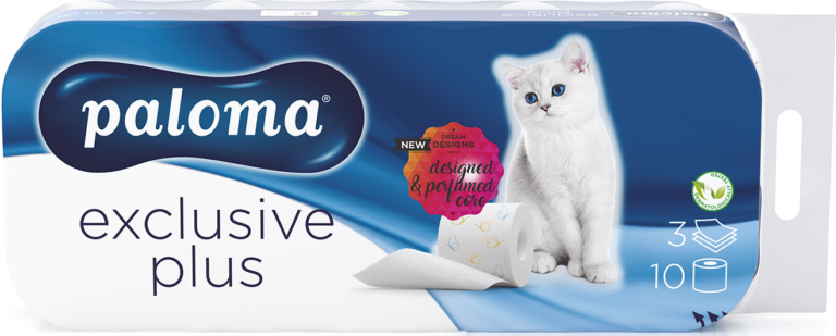 Toaletni papir Paloma Exclusive 3-slojni 10.000 kom