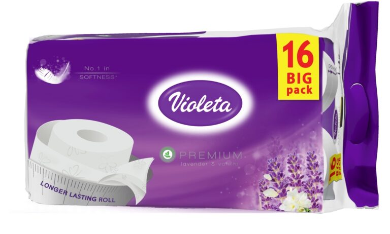 Toaletni papir Violeta Lavanda 3-slojni 16.000 kom