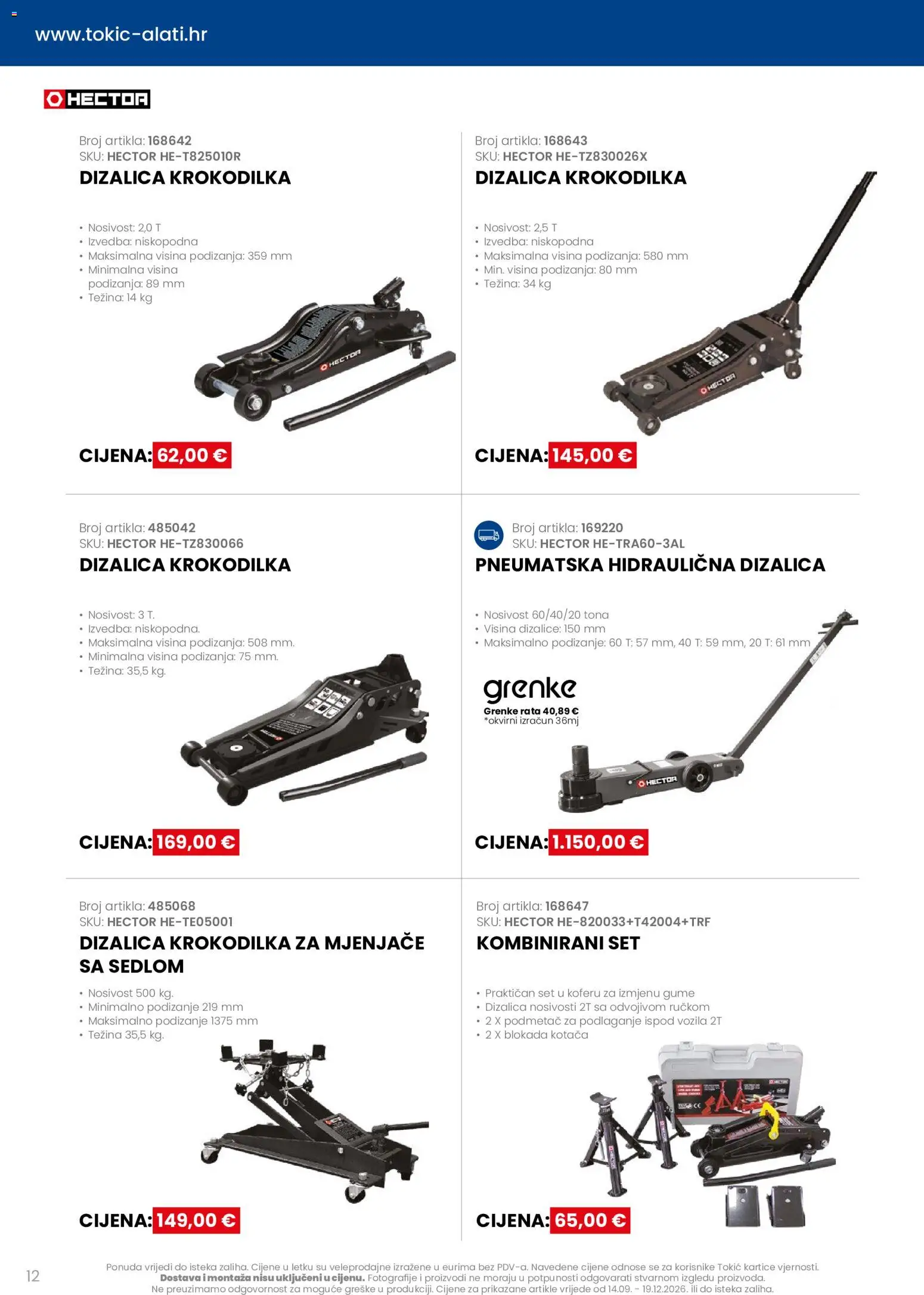 Tokić katalog akcija strana 12 – vrijedi od 14.9. do 19.12.2026.