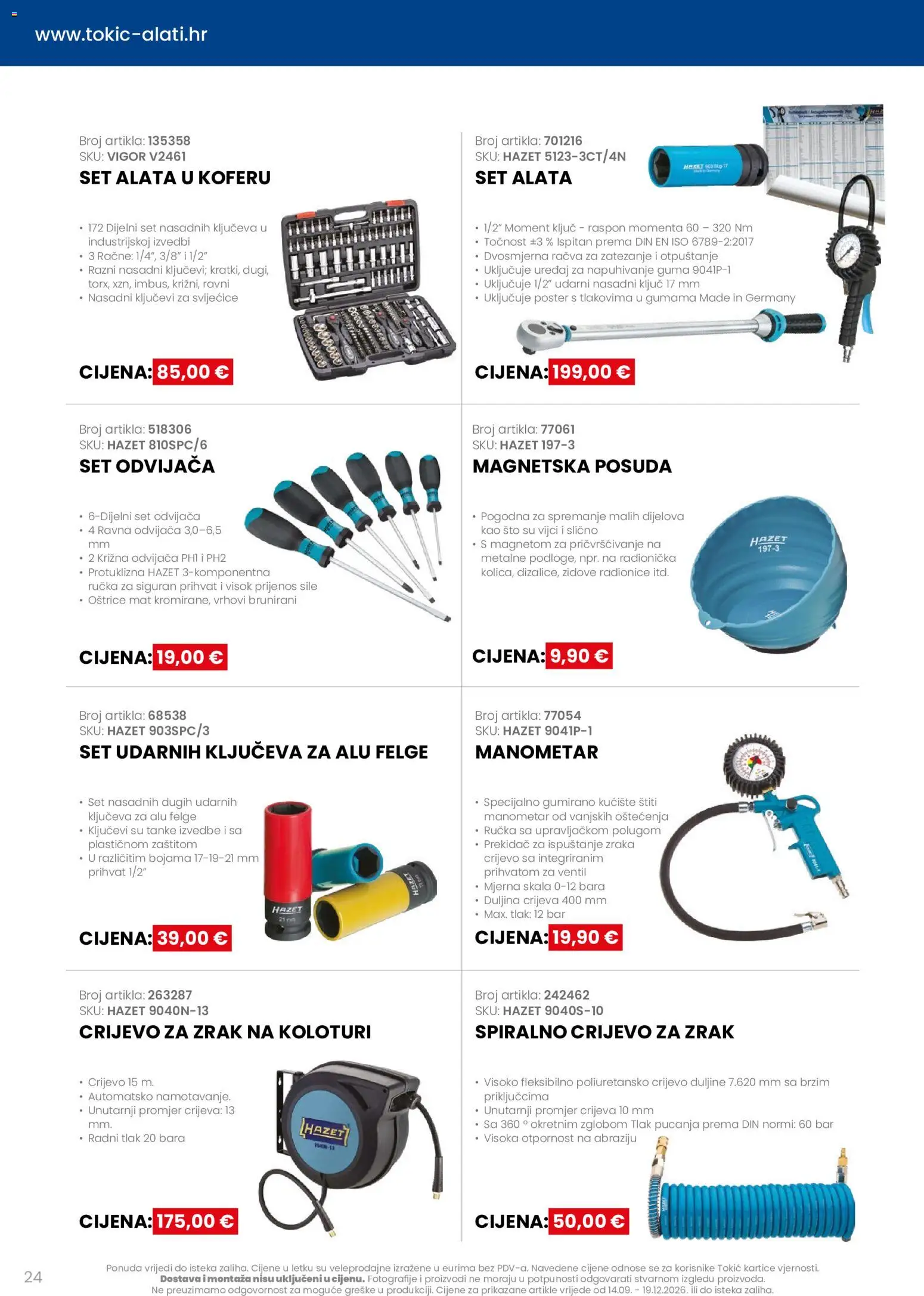 Tokić katalog akcija strana 24 – vrijedi od 14.9. do 19.12.2026.