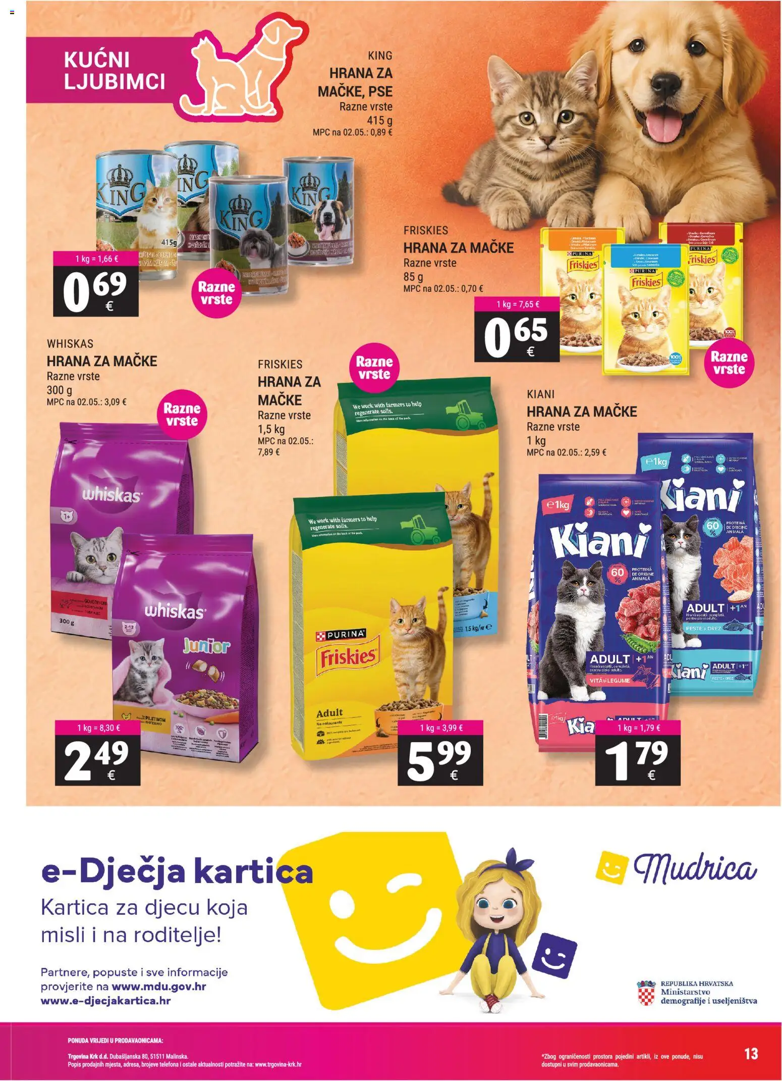 Trgovina Krk katalog akcija strana 13 – vrijedi od 1.9. do 15.9.2026.