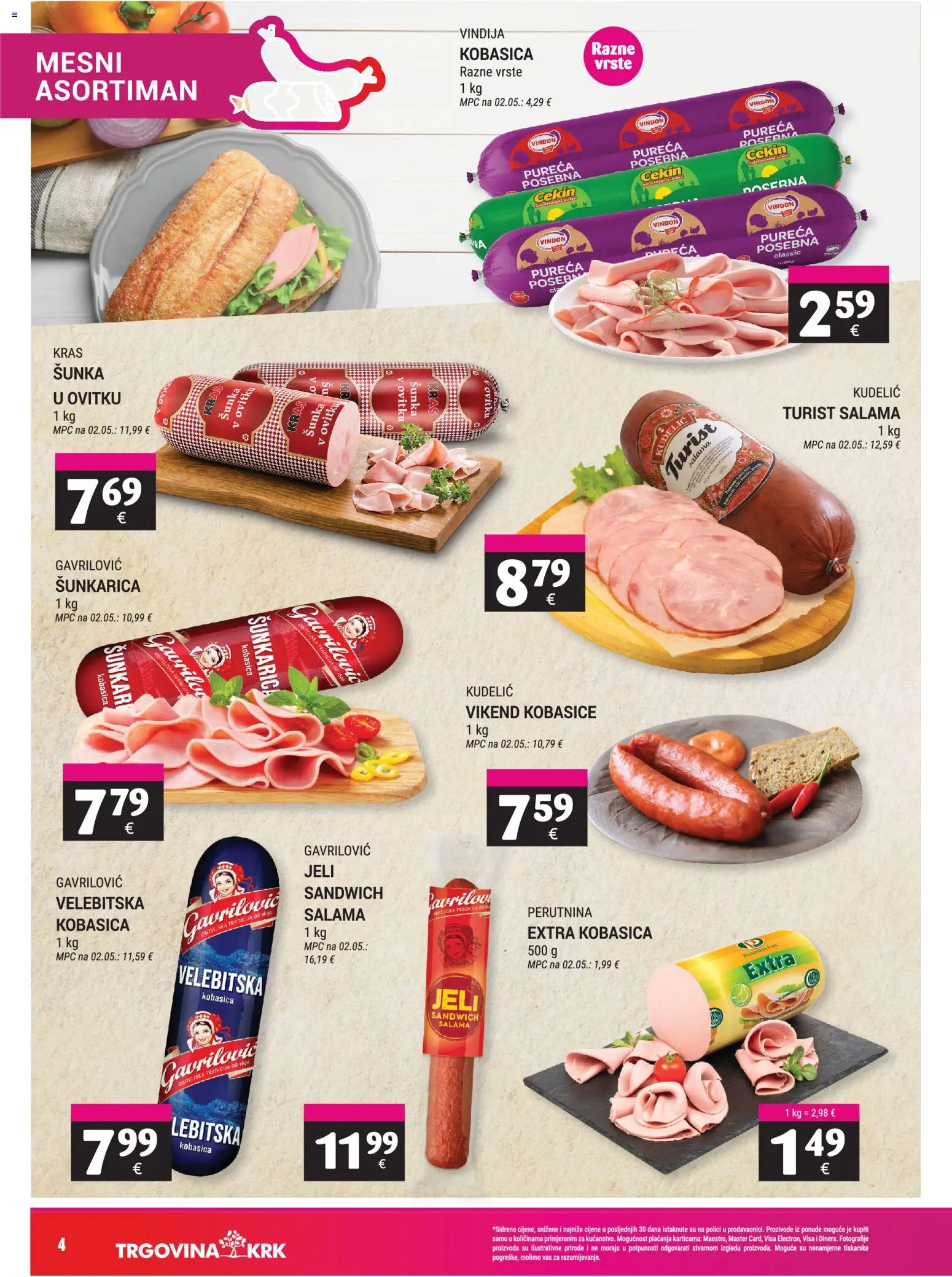 Trgovina Krk katalog akcija strana 4 – vrijedi od 1.9. do 15.9.2026.