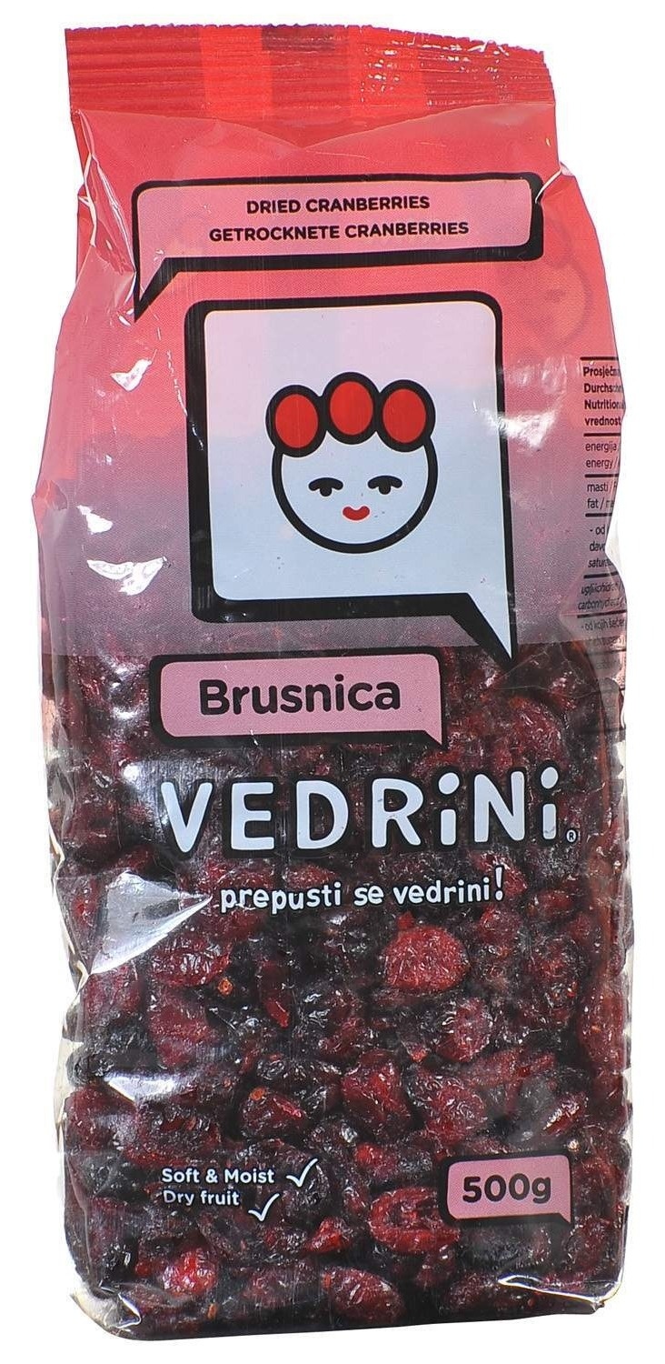 Vedrini Brusnica Suha 0.500 kg