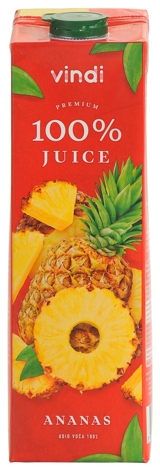 Vindija Vindi Sok Ananas 100% 1.000 L