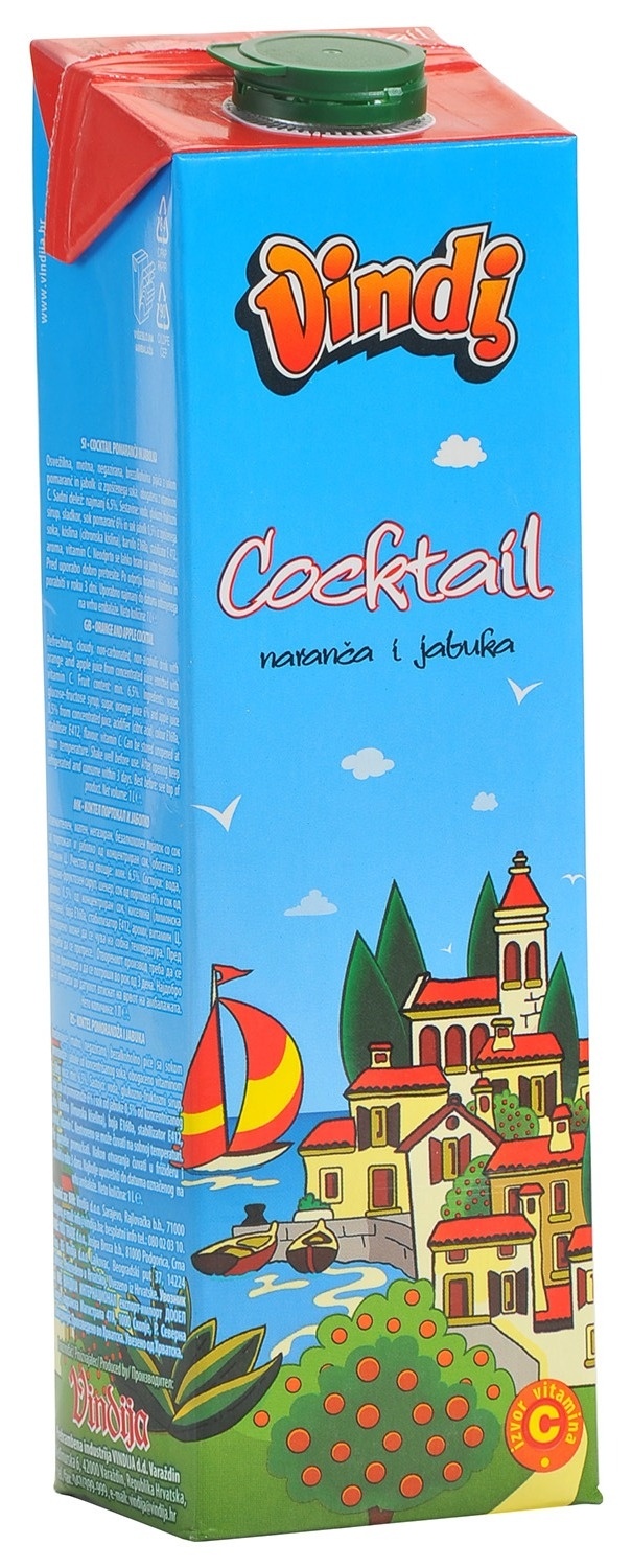 Vindija Vindi cocktail naranča-jabuka 1.000 L