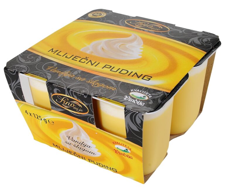 Vindija Fino mi je Puding Vanilija sa Šlagom 4x125 g 0.500 kg