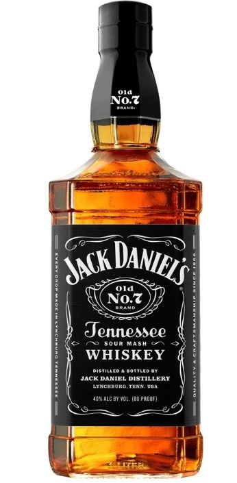 Jack daniels tennessee whiskey, 40%