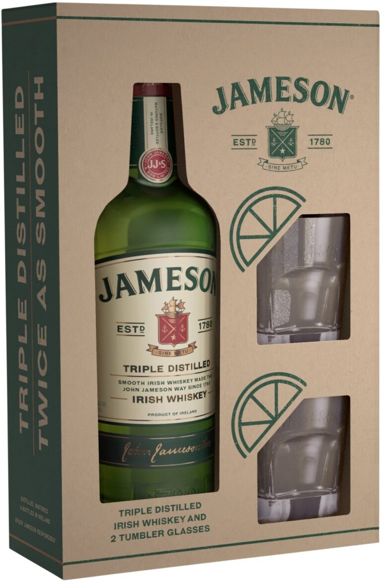 Jameson Whiskey + 2 Čaše 0.700 L