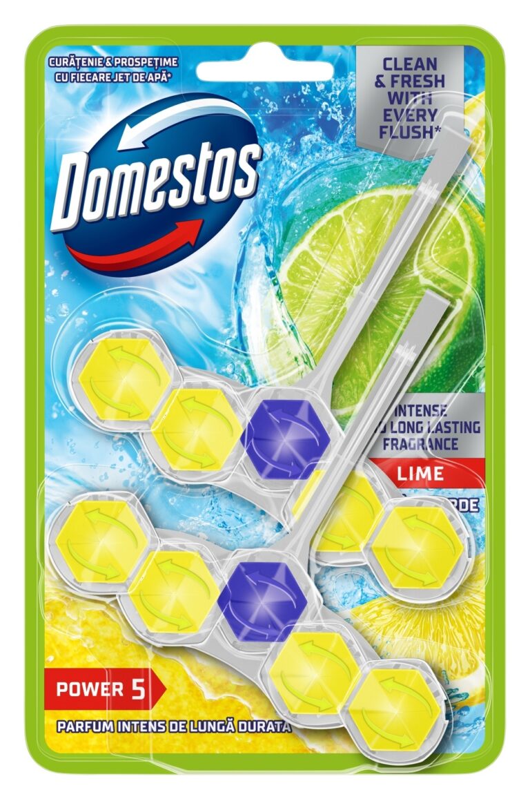 Domestos WC Osvježivač Power 5 Lemon Duo Pack 0.110 kg
