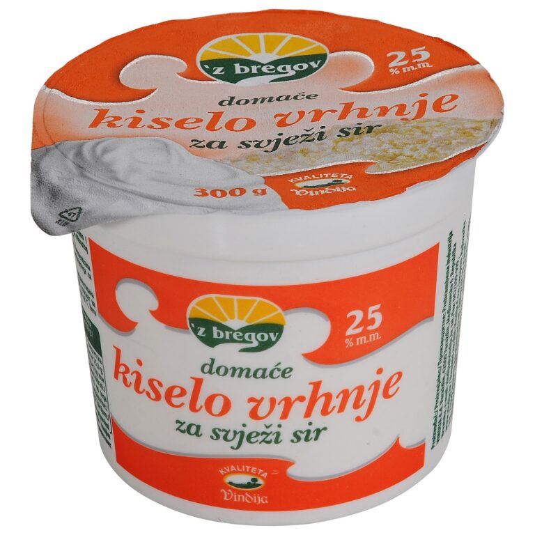 Z bregov Vrhnje kiselo domaće za svježi sir 25% mm 0.300 kg