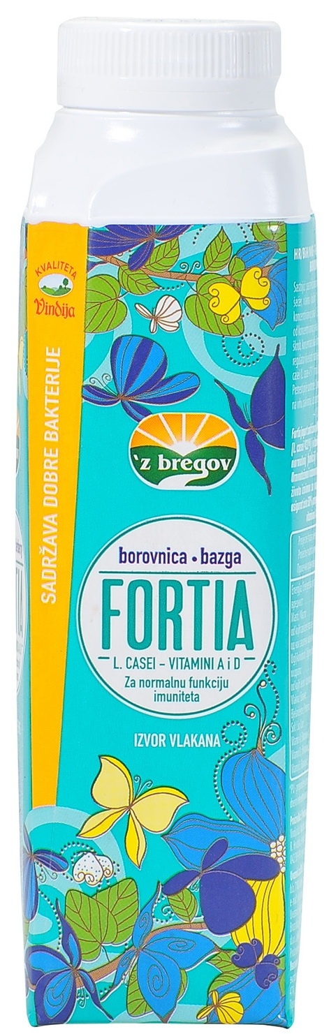 Vindija Jogurt Fortia borovnica bazga 0.330 kg