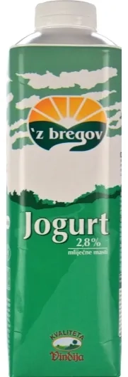 Z bregov Jogurt 2,8% TTOP 1.000 kg