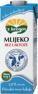 Z bregov Mlijeko trajno bez laktoze 2,8% 1.000 L