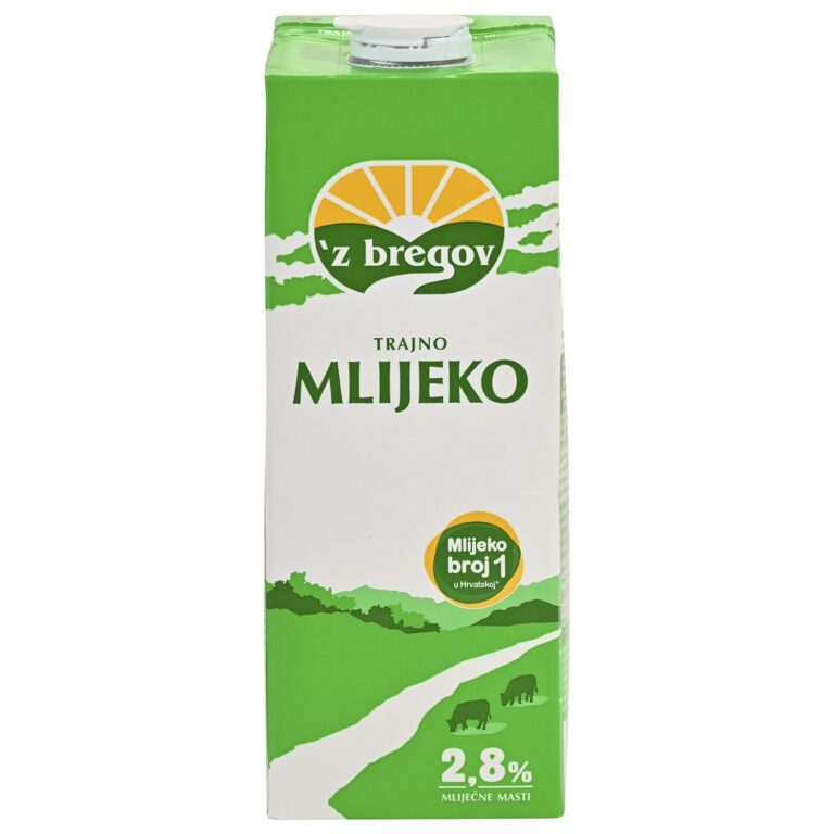 Z bregov Mlijeko trajno 2,8% m.m. 1.000 L