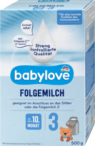 Babylove 3 zamjensko mlijeko 500g 10+
